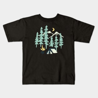 Night Camping Kids T-Shirt